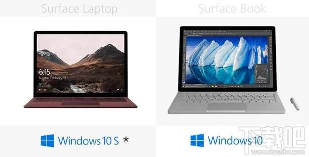 Surface Laptop和Surface Book规格参数对比