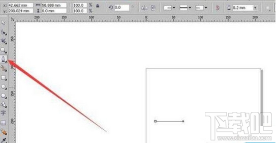 coreldraw怎么画直线?cdr画直线教程