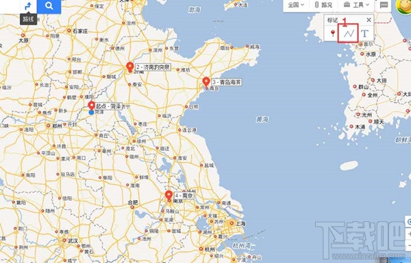 百度地图怎么标注路线?怎么在百度地图标注旅游路线?
