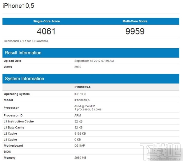 a11处理器跑分怎么样?a11处理器对比a10怎么样?