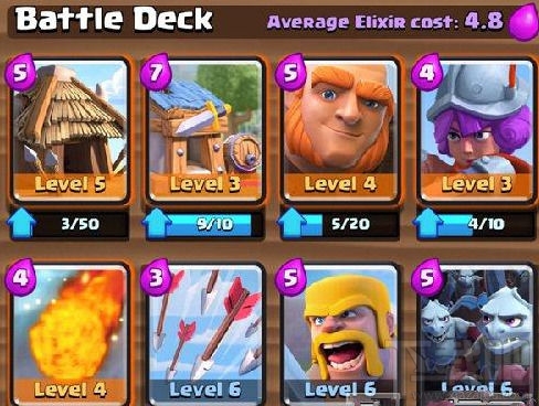 部落冲突皇室战争新手组卡有什么技巧 新手组卡攻略