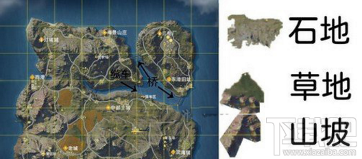 荒野行动pc版地形怎么看?