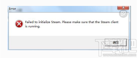 failed to initialize steam是什么意思?