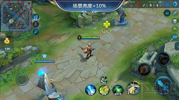 王者荣耀5V5局内场景亮度自定义功能怎么打开?