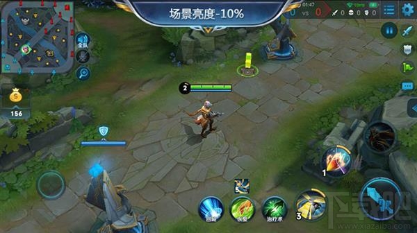 王者荣耀5V5局内场景亮度自定义功能怎么打开?