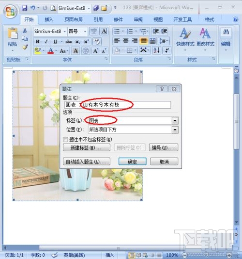 Word图片怎么添加注释?