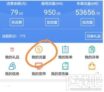 掌上营业厅中怎么查看话费?
