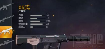 荒野行动05式冲锋枪怎么样?