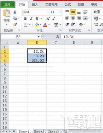 Excel2010中设置数值格式