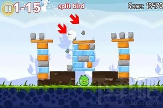 《愤怒的小鸟》图示流程攻略：1-15