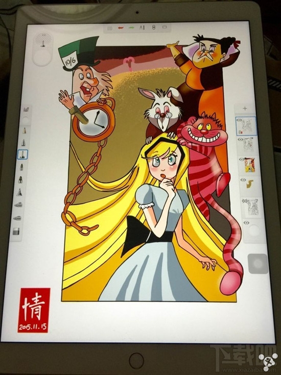 iPad Pro作画效果图赏,Apple Pencil带给你不一般的作画效果