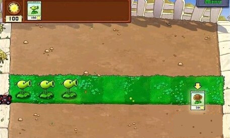 植物大战僵尸通关攻略 关卡1-1