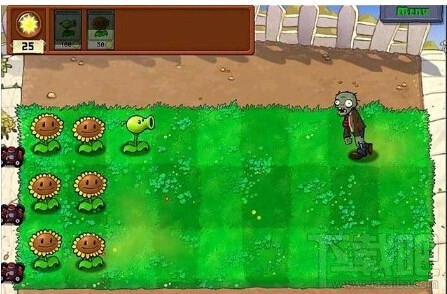 植物大战僵尸通关攻略 关卡1-2