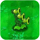 植物大战僵尸植物图鉴 - 三管豌豆