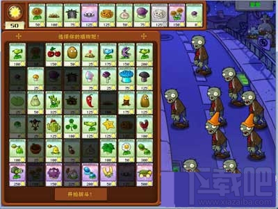 植物大战僵尸生存模式攻略 黑夜