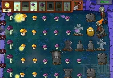 植物大战僵尸生存模式攻略 黑夜(困难)