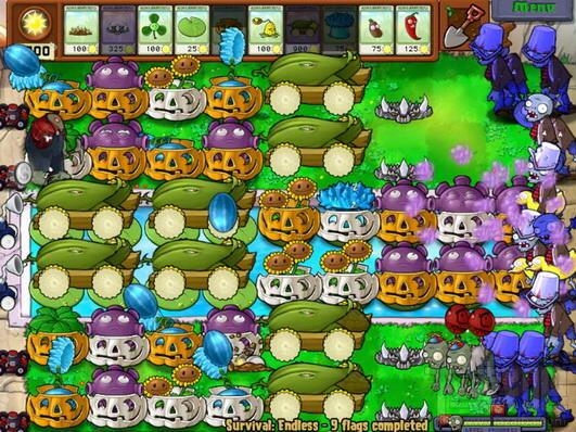 植物大战僵尸八炮流攻略