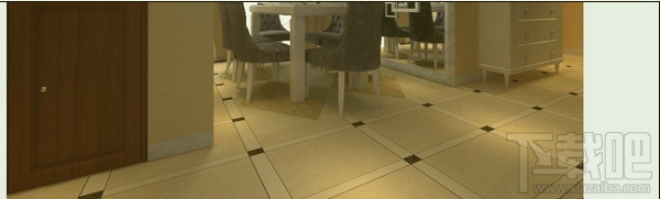 3DMAX教程 3DMAX怎么用 3DMAX做的室内地板怎么没光亮反射质感效果?