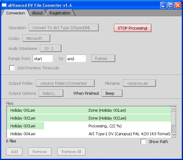 aDVanced DV File Converter1.61 官方版