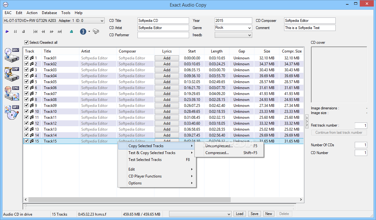 Exact Audio Copy1.0.0.4beta6 官方版