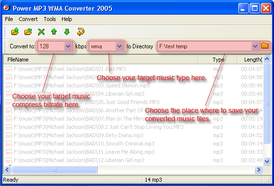 Power MP3 WMA Converter6.5.0.0 中文版