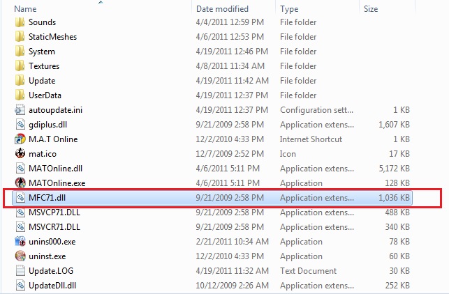 mfc71.dll7.10.3077.0 官方版