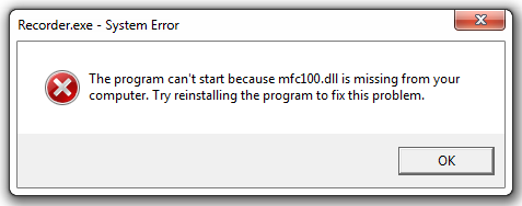 mfc100.dll下载10.0.40219.325 官方版