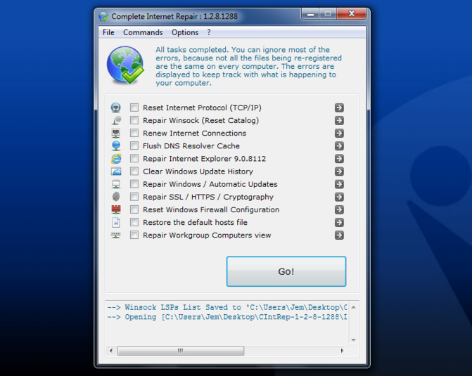 Complete Internet Repair5.0.0.3793 绿色版