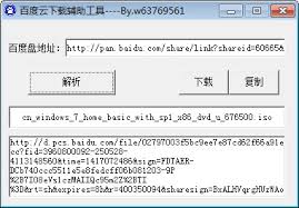 百度云下载辅助工具1.0 绿色版