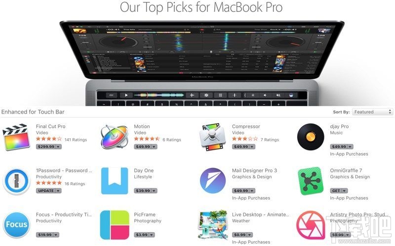 支持Touch Bar的软件有哪些?Touch Bar应用介绍
