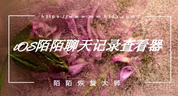 iOS陌陌聊天记录查看器:如何恢复误删的陌陌聊天记录