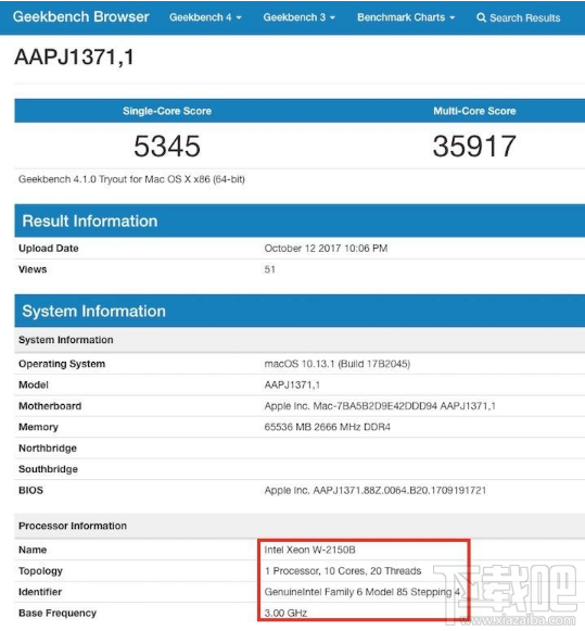 iMac Pro跑分如何?苹果新款iMac Pro跑分情况