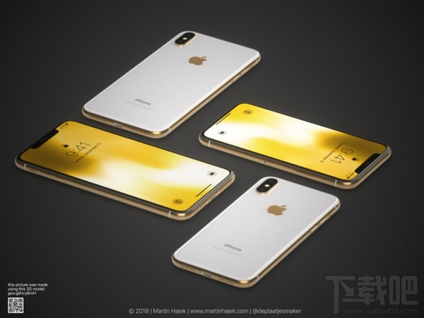 2018款iPhoneX/X plus渲染图
