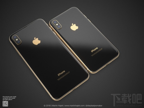 2018款iPhoneX/X plus渲染图
