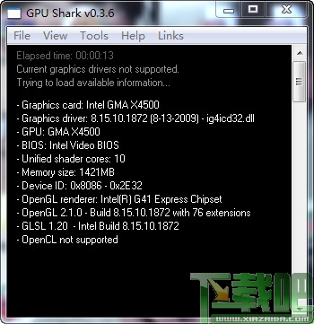 GPU Shark(显卡识别监测工具)