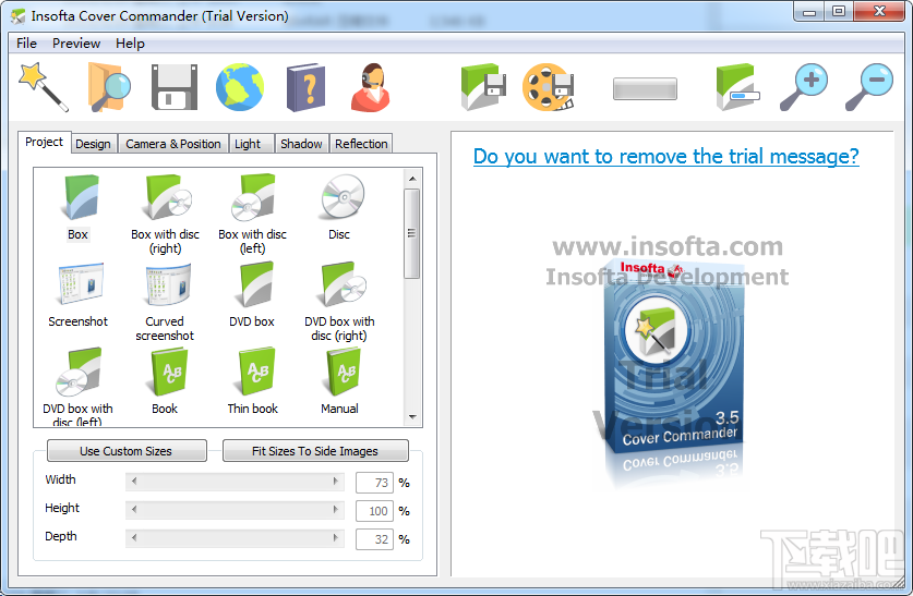 Insofta Cover Commander(制作产品包装)