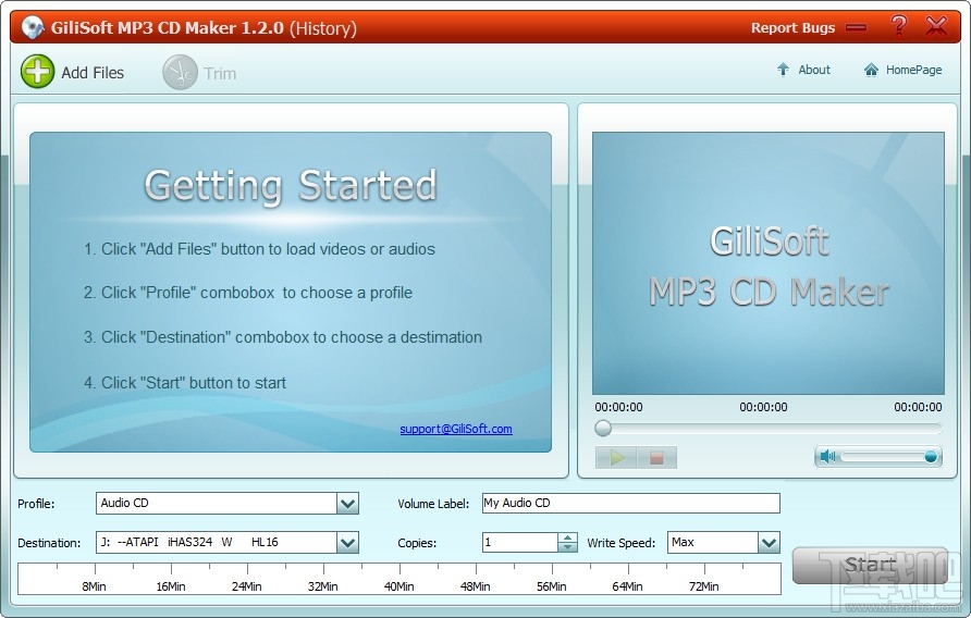 GiliSoft MP3 CD Maker(1)