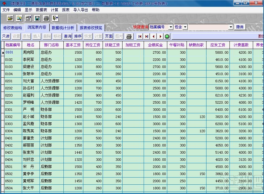 数据王通用信息处理系统(3)
