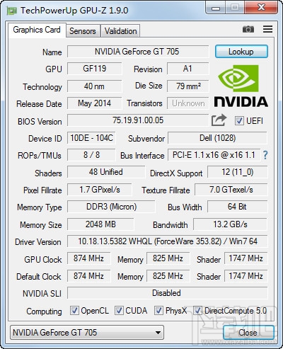 GPU-Z(GPU识别工具)(2)