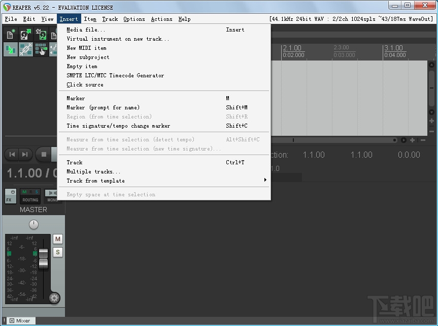 Reaper(音频录制编辑)(2)