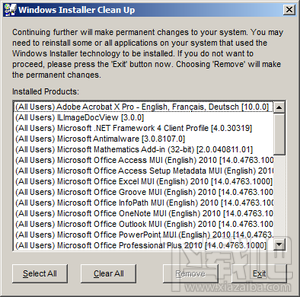 Windows Installer Clean Up Utility(1)