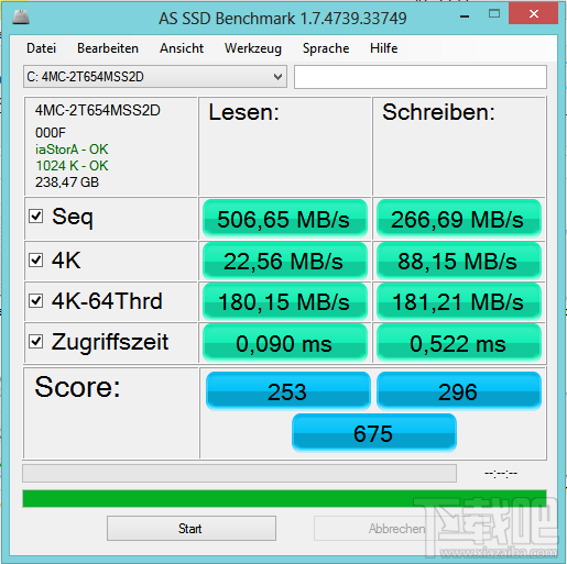 AS SSD Benchmark(1)