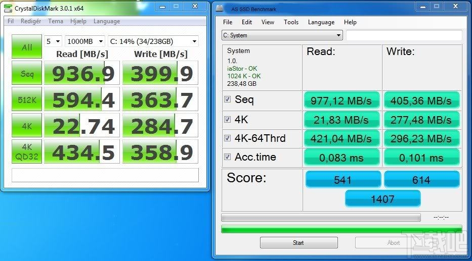 AS SSD Benchmark(2)