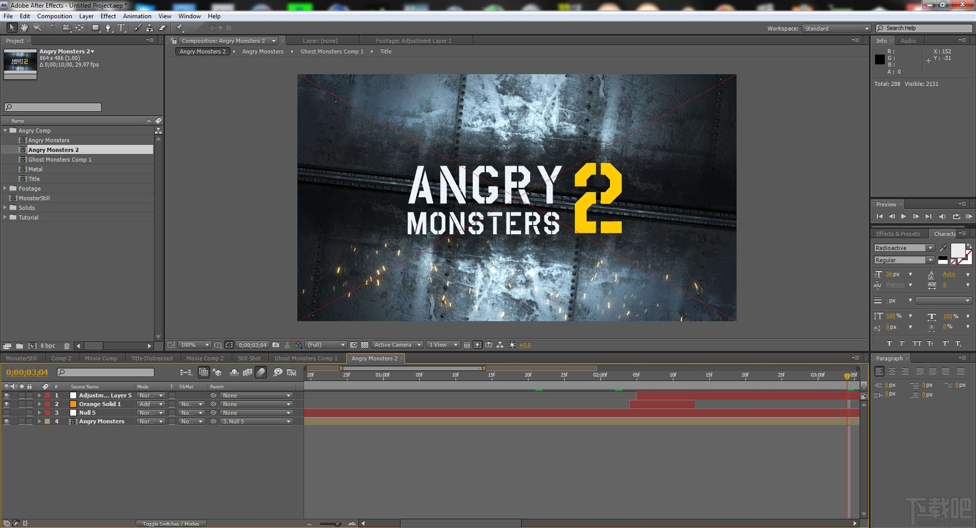 Adobe after effects cs4中文版(3)