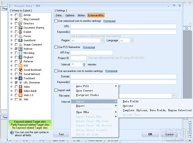 GSA Search Engine Ranker(搜索引擎工具)(1)