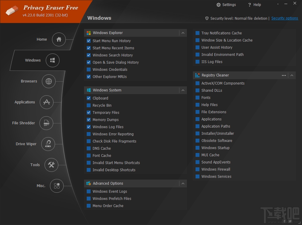 Privacy Eraser free(历史记录清除软件)(1)