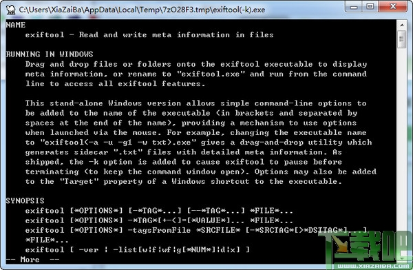 ExifTool(图片信息查看)