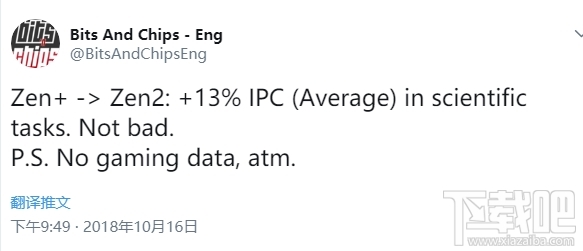 7nm工艺全新架构!AMD Zen2理论性能提升13%
