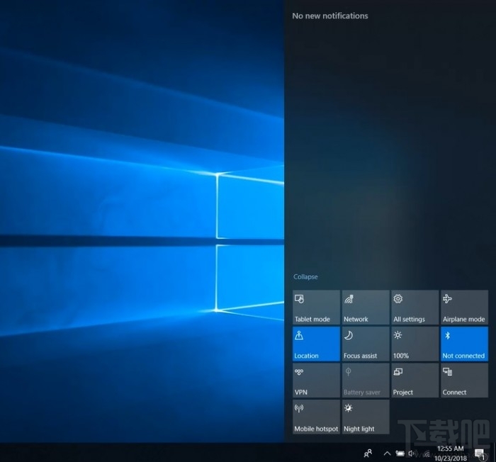 Win10 19H1新功能预览:可自定义快捷操作按钮