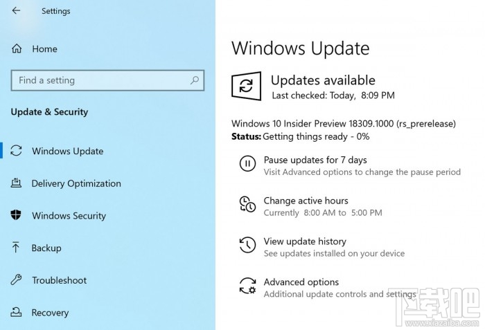 首个Win10预览版Build 18309出炉!